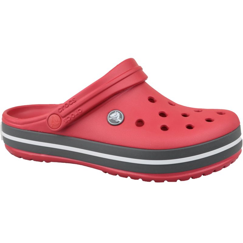 Crocs Unisex Crockband Clog Slides - Red | Simply Hike UK